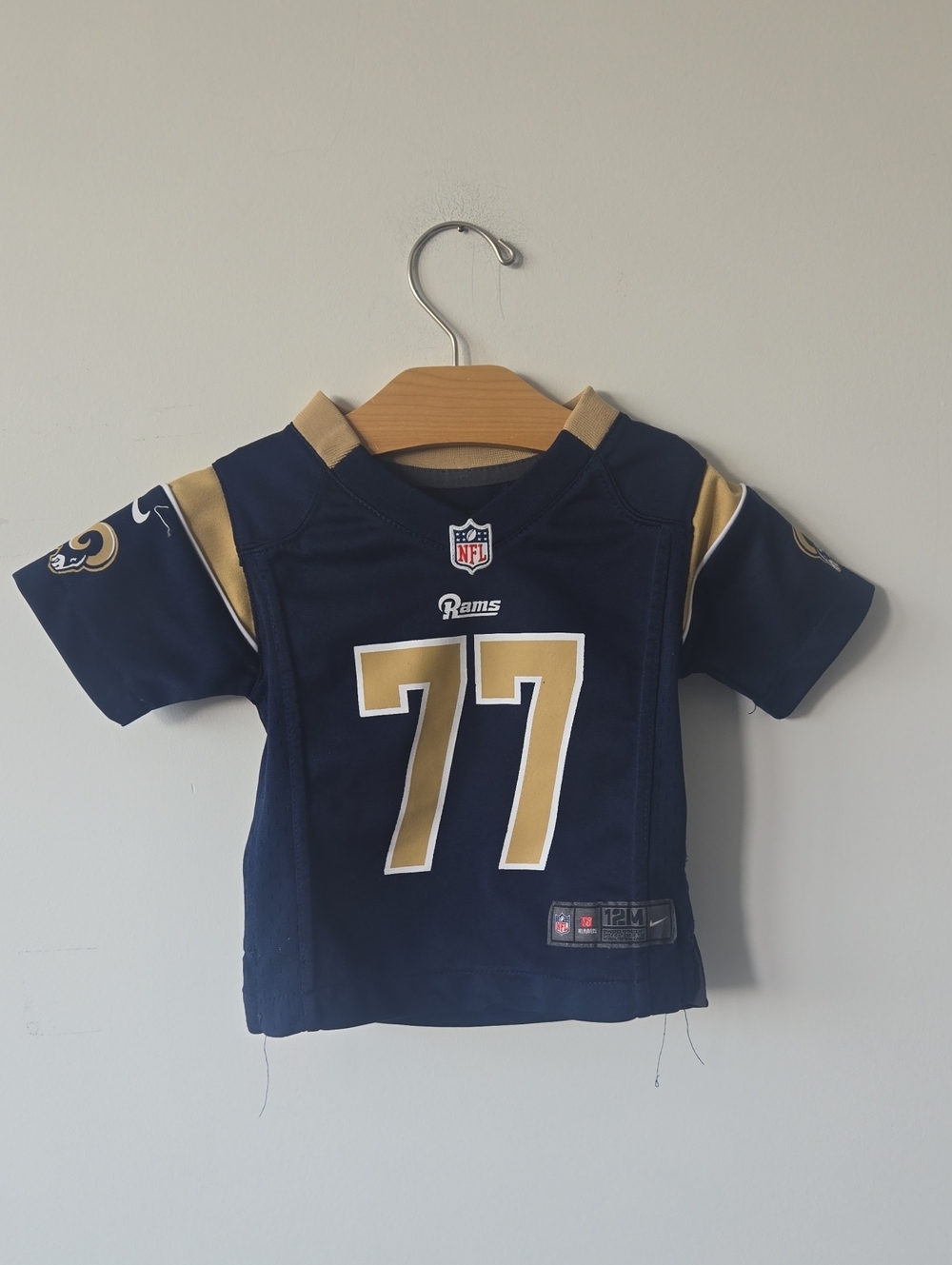NFL Los Angeles Rams Kids Navy & Gold Jersey
